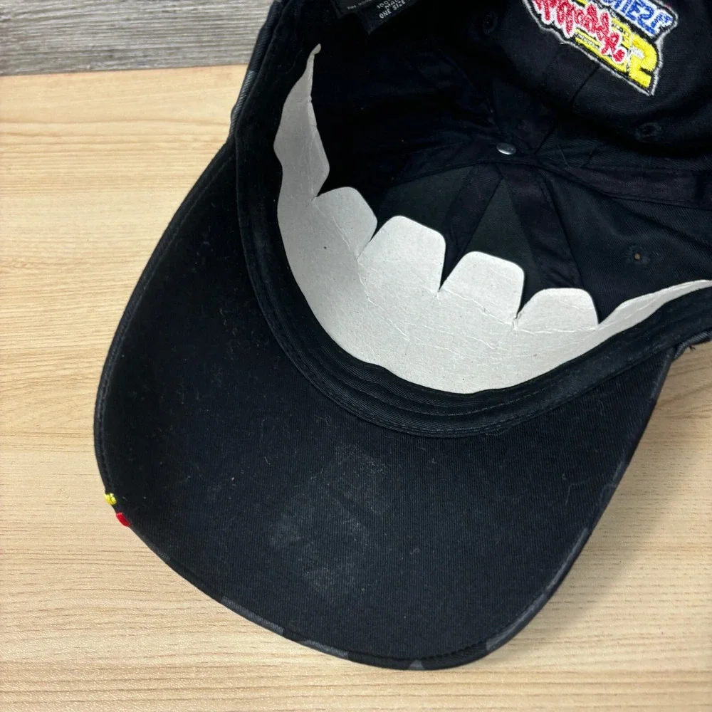 Vintage Nascar‎ Hat Cap Strap Back Black Mark Martin Kellogs Racing